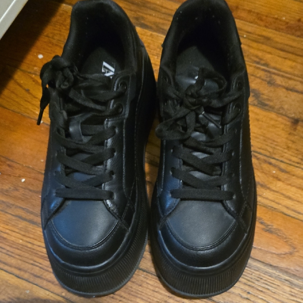 Black ZARA Plataform Sneakers
